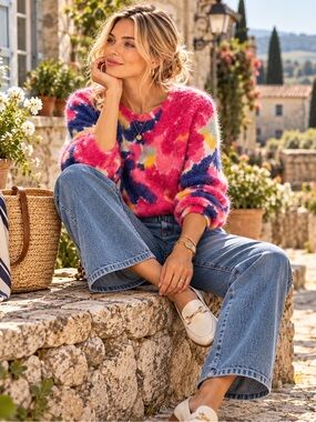 La Maillé Sezane Paris Sweater Crew Neck Jumper Long Sleeve